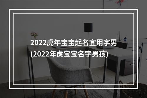 2022虎年宝宝起名宜用字男(2022年虎宝宝名字男孩)