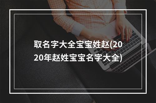 取名字大全宝宝姓赵(2020年赵姓宝宝名字大全)