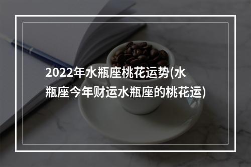 2022年水瓶座桃花运势(水瓶座今年财运水瓶座的桃花运)