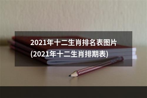 2021年十二生肖排名表图片(2021年十二生肖排期表)