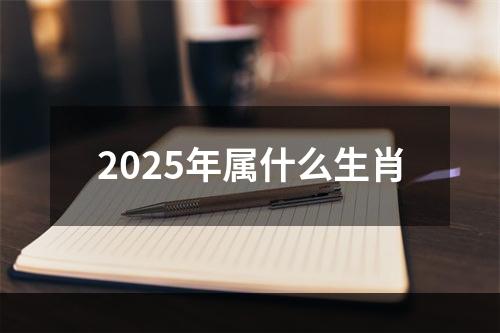 2025年属什么生肖