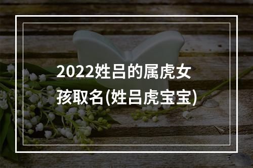 2022姓吕的属虎女孩取名(姓吕虎宝宝)