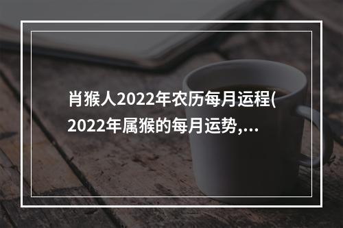 肖猴人2022年农历每月运程(2022年属猴的每月运势,华易网)